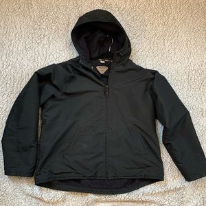 Black fleece lined coat Old Navy XL